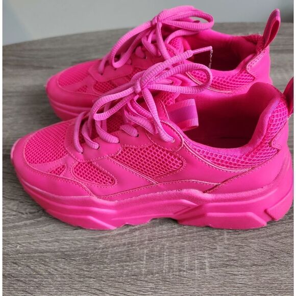 WOMEN'S H&M Athletic SHOES PINK COLOR SIZE Eu 38 . - Picture 1 of 5